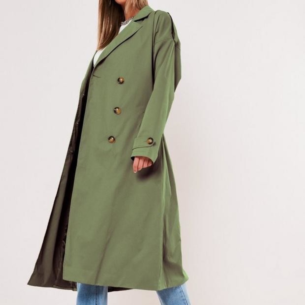 Tall Longline Trench Coat